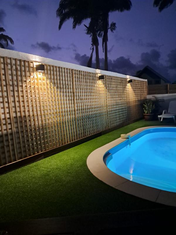 25.Location villa piscine St François Guadeloupe_de nuit